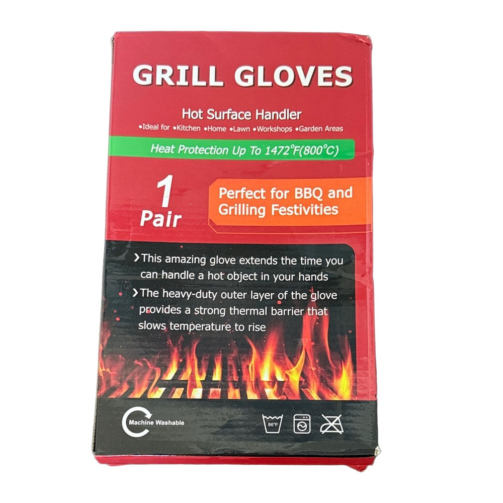 NWT Grill Gloves - Red Hot Surface Handler